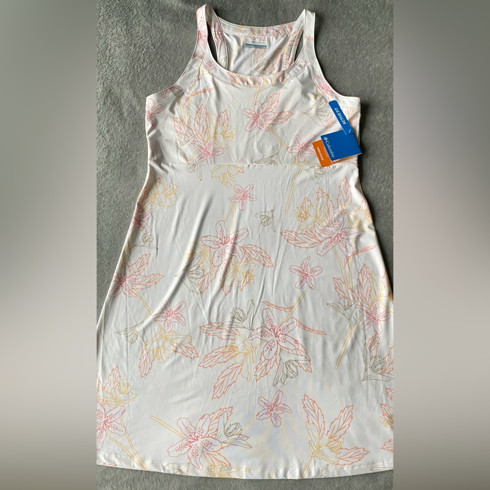 Columbia Women’s PFG Freezer III Dress Tiger Lily print New with Tags sz Large - Picture 5 of 14